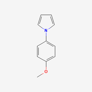 molecular formula C11H11NO B1584758 1-(4-甲氧基苯基)-1H-吡咯 CAS No. 5145-71-1