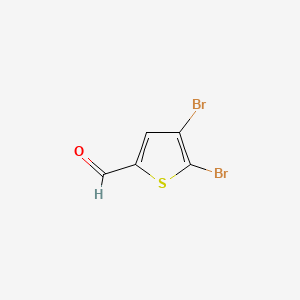 molecular formula C5H2Br2OS B1584770 4,5-Dibromothiophene-2-carbaldehyde CAS No. 38071-22-6