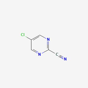 molecular formula C5H2ClN3 B1584771 5-Chloropyrimidine-2-carbonitrile CAS No. 38275-56-8