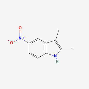 molecular formula C10H10N2O2 B1584776 2,3-Dimethyl-5-nitro-1H-indole CAS No. 21296-94-6