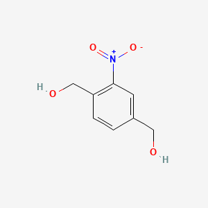 molecular formula C8H9NO4 B1584780 2-Nitro-p-xylene-alpha,alpha'-diol CAS No. 23222-97-1