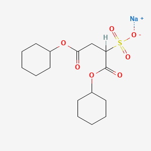 molecular formula C16H26O7S B1584788 二环己基磺基琥珀酸钠 CAS No. 23386-52-9