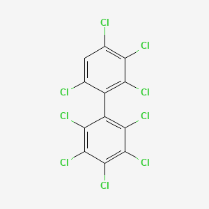 molecular formula C12HCl9 B1584790 2,2',3,3',4,4',5,6,6'-非氯联苯 CAS No. 52663-79-3