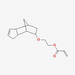 molecular formula C15H20O3 B1584795 Dicyclopentyloxyethyl acrylate CAS No. 65983-31-5