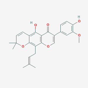 molecular formula C26H26O6 B158480 Flemiphilippinin C CAS No. 133830-92-9