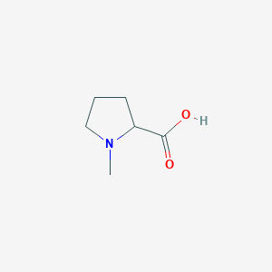 molecular formula C6H11NO2 B1584806 1-Methylpyrrolidine-2-carboxylic acid CAS No. 68078-09-1
