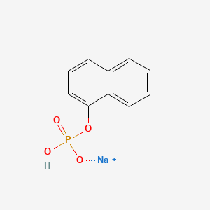 molecular formula C10H8NaO4P B1584807 1-Naphthalenol, dihydrogen phosphate, monosodium salt CAS No. 2650-44-4