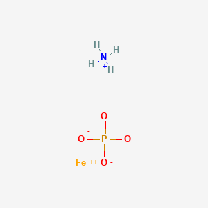 molecular formula FeH4NO4P B158481 Ammonium iron phosphate CAS No. 10101-60-7