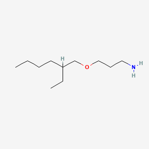 molecular formula C11H25NO B1584832 2-Ethylhexyl 3-aminopropyl ether CAS No. 5397-31-9