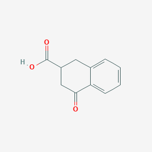 molecular formula C11H10O3 B1584836 4-氧代-1,2,3,4-四氢萘-2-羧酸 CAS No. 6566-40-1