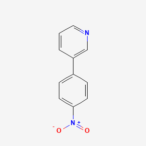 molecular formula C11H8N2O2 B1584840 3-(4-硝基苯基)吡啶 CAS No. 4282-46-6