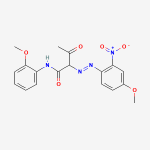 molecular formula C18H18N4O6 B1584935 Pigment Yellow 65 CAS No. 6528-34-3