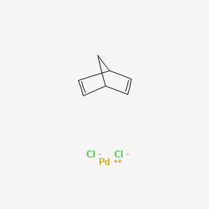 molecular formula C7H8Cl2Pd B1584945 2,5-降冰片二烯合二氯化钯 CAS No. 12317-46-3