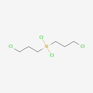 molecular formula C6H12Cl4Si B1584953 二氯双(3-氯丙基)硅烷 CAS No. 33317-65-6