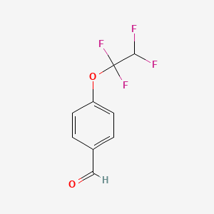 molecular formula C9H6F4O2 B1584954 4-(1,1,2,2-四氟乙氧基)苯甲醛 CAS No. 35295-36-4