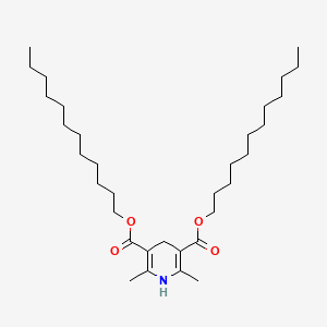 B1584955 Didodecyl 1,4-dihydro-2,6-dimethylpyridine-3,5-dicarboxylate CAS No. 36265-41-5