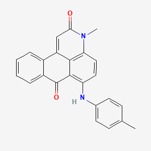 molecular formula C24H18N2O2 B1584971 ソルベントレッド52 CAS No. 81-39-0