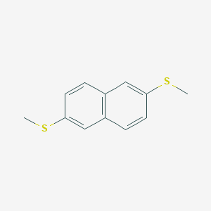 molecular formula C12H12S2 B158498 萘，2,6-双(甲硫基)- CAS No. 10075-77-1