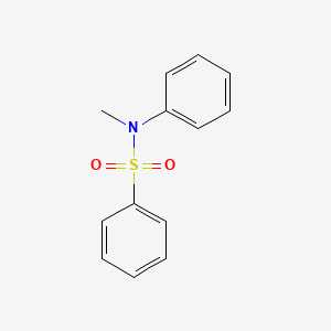 molecular formula C13H13NO2S B1585033 N-甲基-N-苯基苯磺酰胺 CAS No. 90-10-8