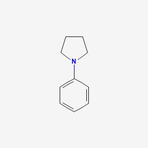 molecular formula C10H13N B1585074 1-苯基吡咯烷 CAS No. 4096-21-3