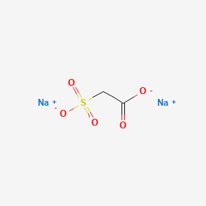 B1585094 Acetic acid, sulfo-, disodium salt CAS No. 5462-60-2