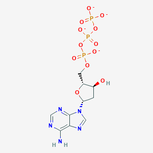 molecular formula C10H12N5O12P3-4 B158511 2'-脱氧腺苷 5'-三磷酸 CAS No. 1927-31-7
