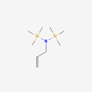 molecular formula C9H23NSi2 B1585122 N-烯丙基-1,1,1-三甲基-N-(三甲基甲硅烷基)甲硅烷胺 CAS No. 7688-51-9