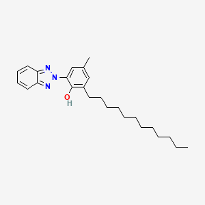 molecular formula C25H35N3O B1585128 2-(2H-苯并三唑-2-基)-6-十二烷基-4-甲基苯酚 CAS No. 23328-53-2