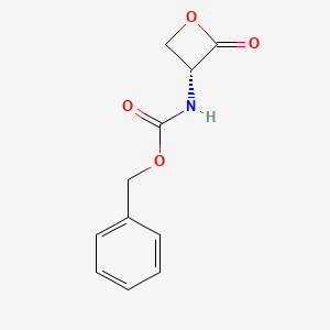molecular formula C11H11NO4 B1585129 N-苄氧羰基-D-丝氨酸-β-内酯 CAS No. 98632-91-8