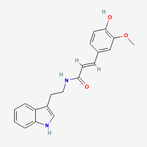 molecular formula C20H20N2O3 B1585132 铌-阿魏酰色胺 CAS No. 53905-13-8