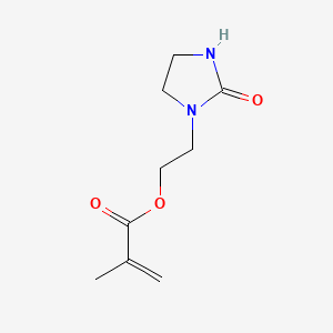 molecular formula C9H14N2O3 B1585136 2-Propenoic acid, 2-methyl-, 2-(2-oxo-1-imidazolidinyl)ethyl ester CAS No. 86261-90-7