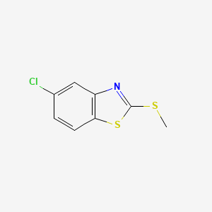 molecular formula C8H6ClNS2 B1585138 5-氯-2-(甲硫基)苯并噻唑 CAS No. 3507-41-3