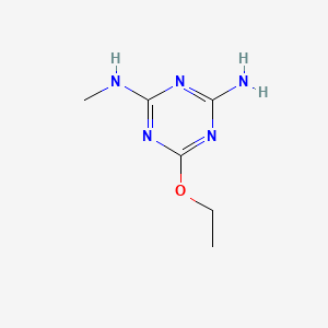 2-Amino-6-ethoxy-4-methylamino-1,3,5-triazine