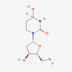 molecular formula C9H16N2O5 B1585170 4-hydroxy-1-[(2R,4S,5R)-4-hydroxy-5-(hydroxymethyl)oxolan-2-yl]-1,3-diazinan-2-one CAS No. 31962-88-6