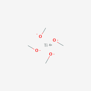 molecular formula C4H12O4Ti B1585175 四甲氧基钛 CAS No. 992-92-7