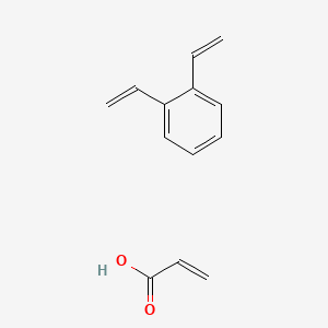 molecular formula C13H14O2 B1585177 2-丙烯酸，与二乙烯基苯的聚合物 CAS No. 9052-45-3