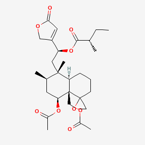 molecular formula C29H42O9 B1585201 阿菊甘F4 CAS No. 122587-84-2