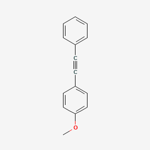 molecular formula C15H12O B1585205 1-甲氧基-4-(苯乙炔基)苯 CAS No. 7380-78-1