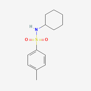 molecular formula C13H19NO2S B1585208 N-Cyclohexyl-4-methylbenzenesulfonamide CAS No. 80-30-8
