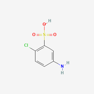 molecular formula C6H6ClNO3S B1585209 5-Amino-2-chlorobenzenesulfonic Acid CAS No. 88-43-7