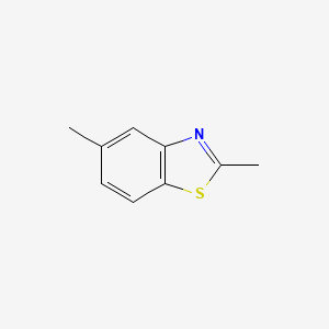molecular formula C9H9NS B1585210 2,5-二甲基苯并噻唑 CAS No. 95-26-1