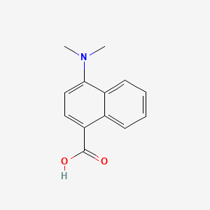 molecular formula C13H13NO2 B1585220 4-(二甲氨基)-1-萘甲酸 CAS No. 78062-03-0