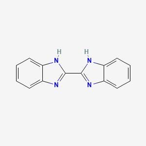 molecular formula C14H10N4 B1585225 2,2'-Bi-1H-benzimidazole CAS No. 6965-02-2