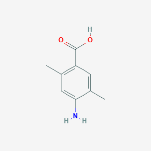 molecular formula C9H11NO2 B1585226 4-Amino-2,5-dimethylbenzoic acid CAS No. 21339-73-1