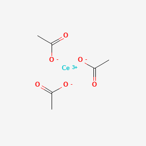 molecular formula C6H9CeO6 B1585237 Cerium triacetate CAS No. 537-00-8