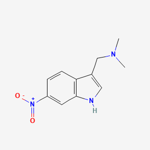 molecular formula C11H13N3O2 B1585273 6-硝基革兰胺 CAS No. 6954-87-6