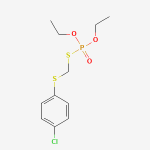 molecular formula C11H16ClO3PS2 B1585276 丹尼福斯 CAS No. 7173-84-4