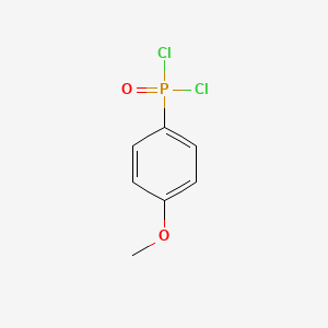 B1585283 4-Methoxyphenylphosphonic Dichloride CAS No. 37632-18-1