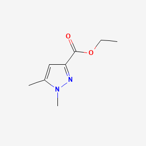 molecular formula C8H12N2O2 B1585288 1,5-二甲基-1H-吡唑-3-羧酸乙酯 CAS No. 5744-51-4