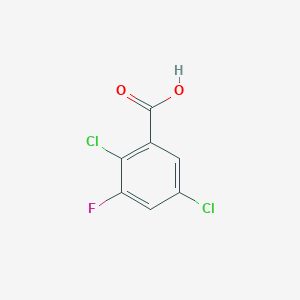molecular formula C7H3Cl2FO2 B1585306 2,5-Dichloro-3-fluorobenzoic acid CAS No. 501008-42-0